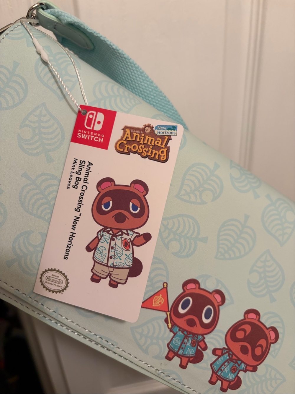 Nintendo Switch Animal Crossing Mint Crossbody Bag
